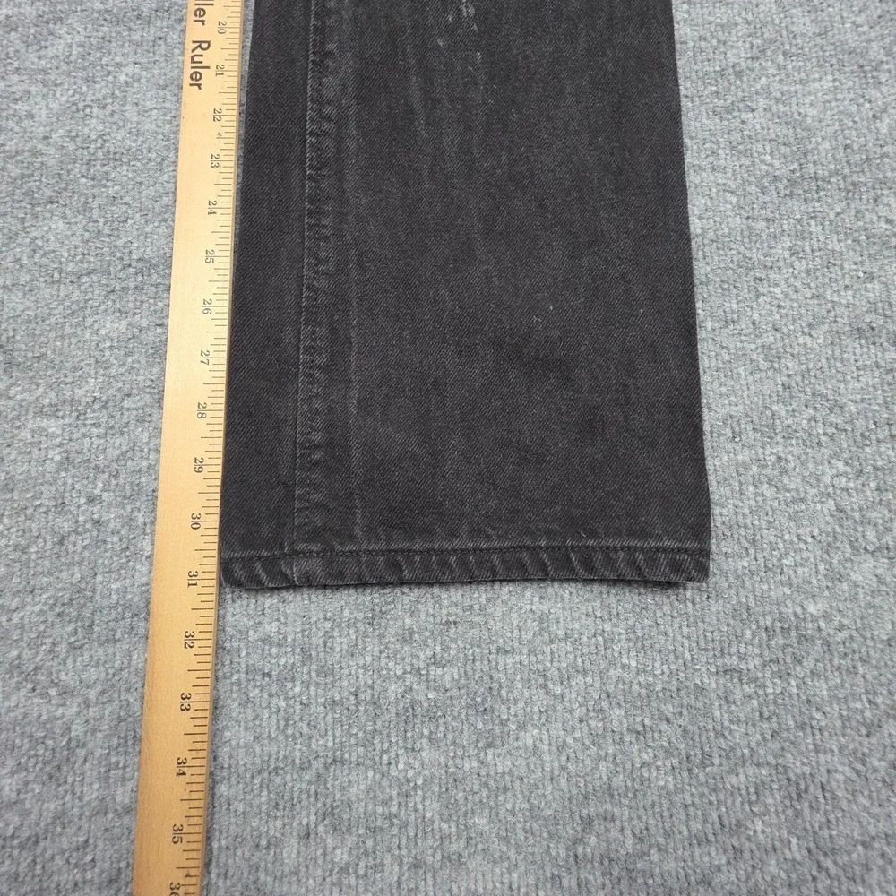 Vintage Rocky Mountain Jeans Women's 12 LONG Black Bareback Western Y2K **